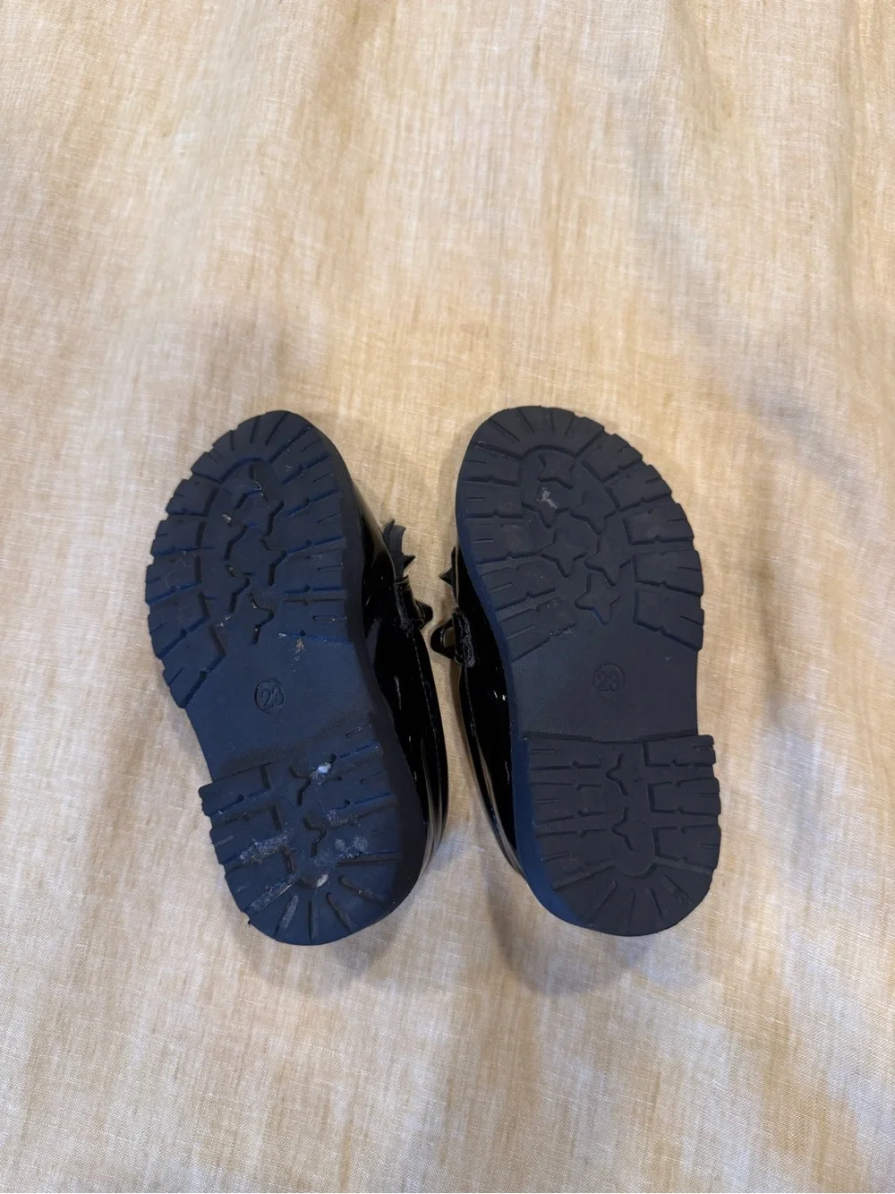 Kids Black Patent Tassel Loafers